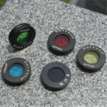 5PCS/Set 0.965 Inches Black Red Yellow Green Blue Astronomical Telescope Accessories Sun Filter Moon Filter Nebula Filter