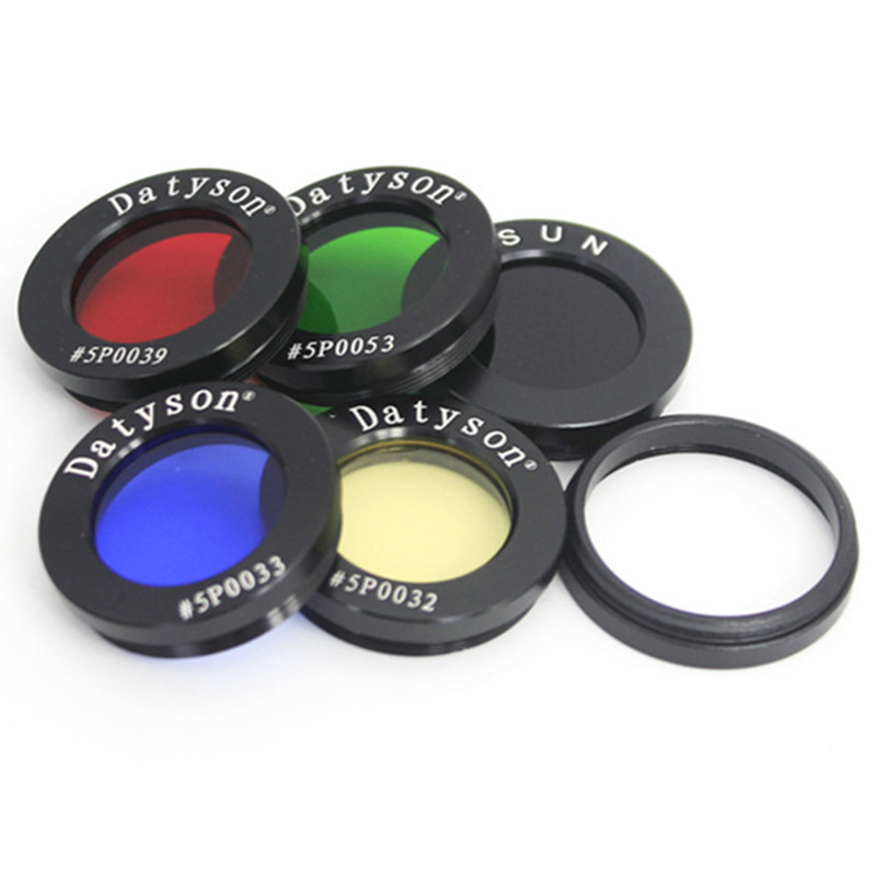 1.25 Inches 31.7mm Black Dog Series M28 M28x0.6mm Planetary Filter Moon Sun Filter with M30 Adapter Ring with Aluminum Box