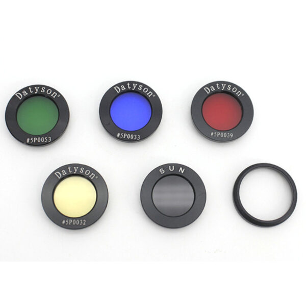 1.25 Inches Black Dog Series M28 Planetary Filter Moon Sun Filter with M30 Adapter Ring with Aluminum Box