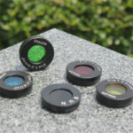 Agnicy 0.965 Inches Black Red Yellow Green Blue Astronomical Telescope Accessories Sun Filter Moon Filter Nebula Filter