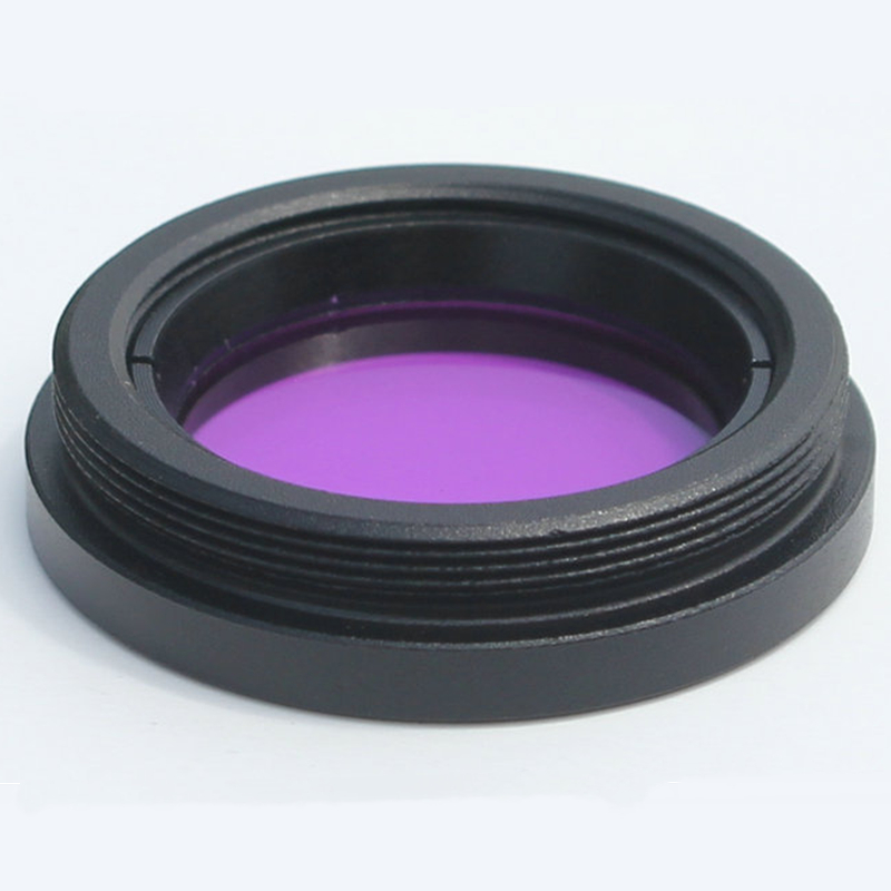 Agnicy Telescope Accessories 1.25 Inches 31.7mm M28 M28.6x0.6mm Resin Lens Purple Nebula Filter