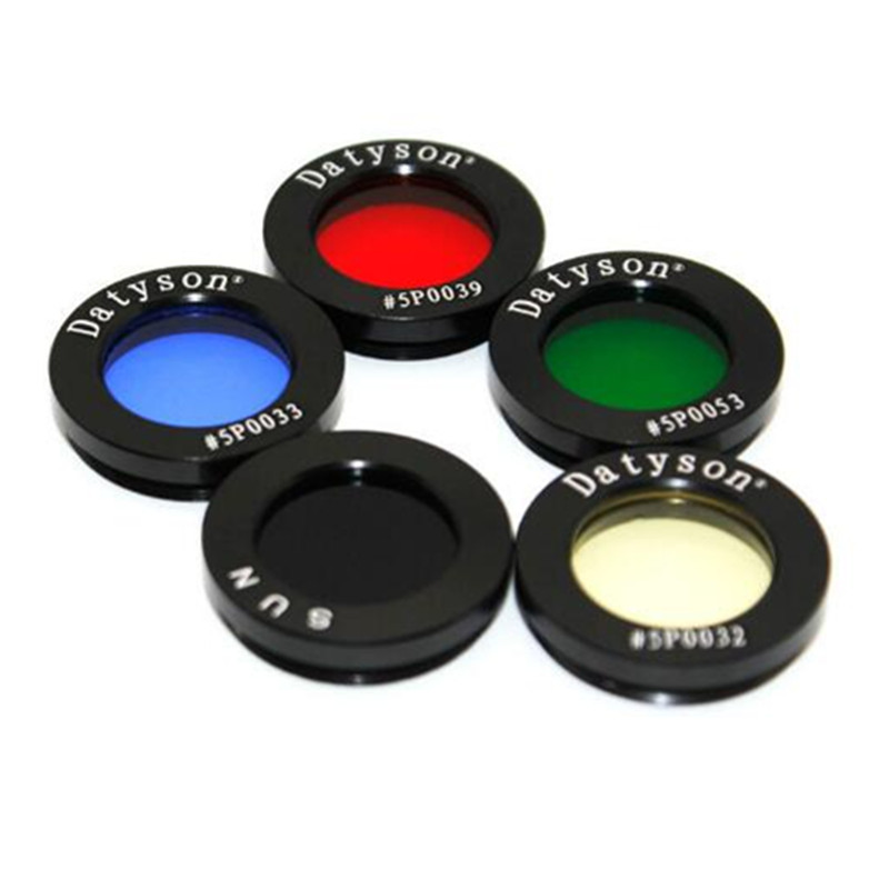 5PCS/Set M28 M28*0.6mm Glass Filter 1.25 Inches Planetary Moon Filter Solar Filter Astronomical Telescope Accessories