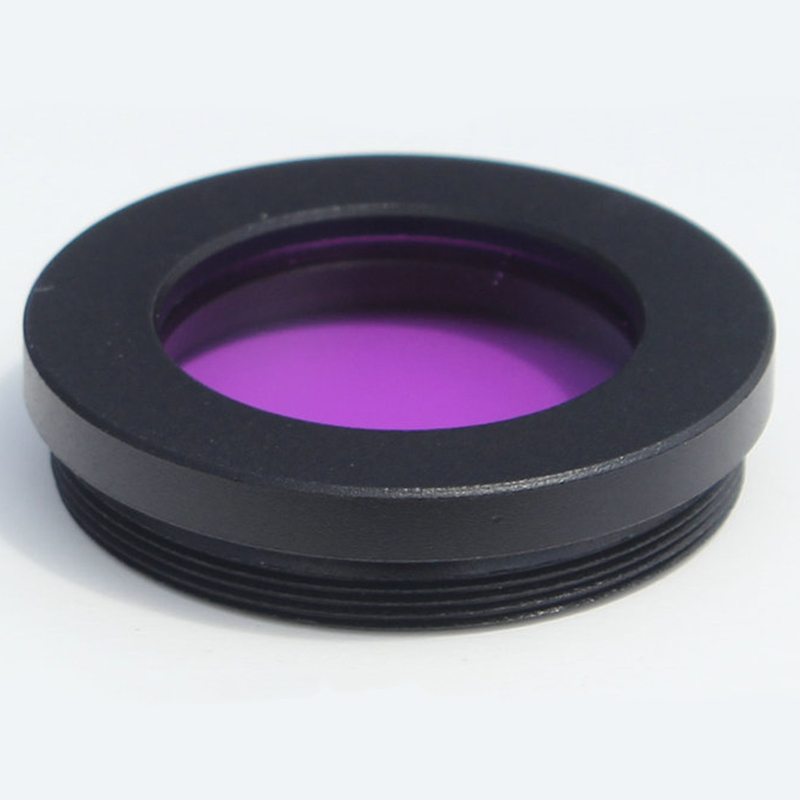 Agnicy Telescope Accessories 1.25 Inches 31.7mm M28 M28.6x0.6mm Resin Lens Purple Nebula Filter