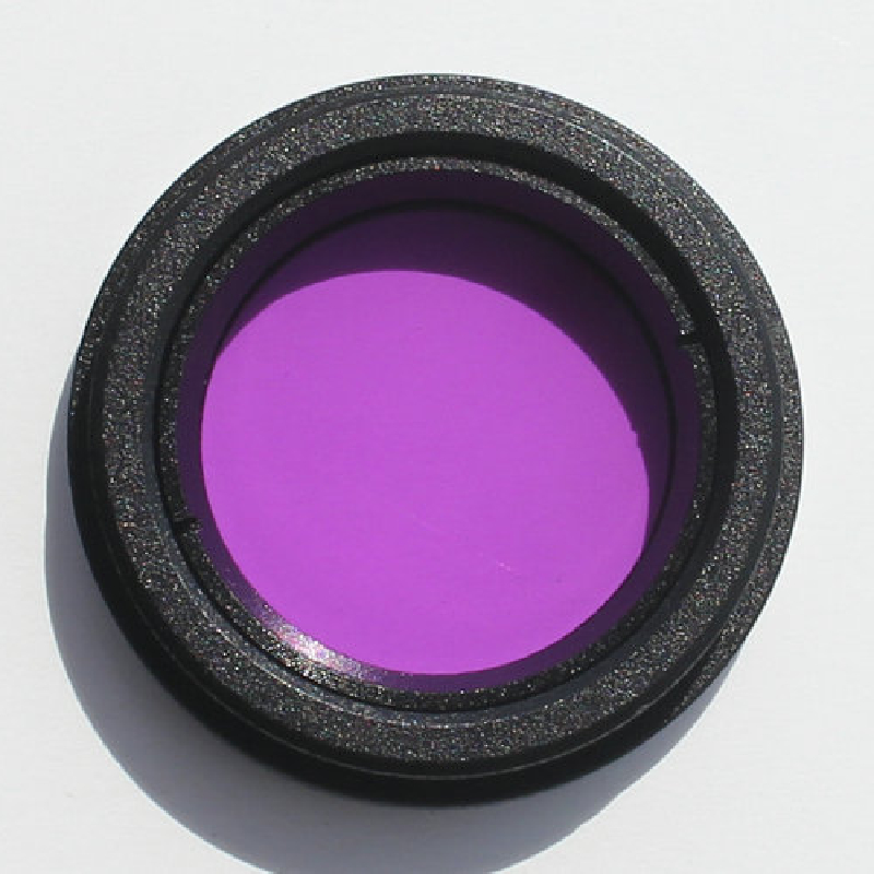 Agnicy Telescope Accessories 1.25 Inches 31.7mm M28 M28.6x0.6mm Resin Lens Purple Nebula Filter