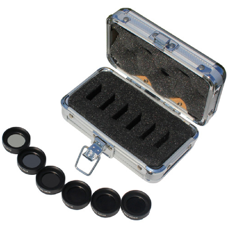 Astronomical Telescope Accessories ND2 ND4 ND8 ND16 ND32 ND64 Medium Gray Density Filter Set of 6 with Aluminum Case