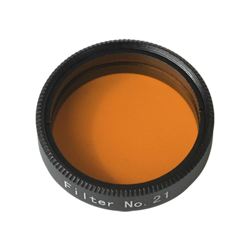 Agnicy Nighthawk Series 1.25 Inches 31.7mm NO.21 with Optical Glass M28*0.6mm Orange Color Telescope Orange Nebula Filter