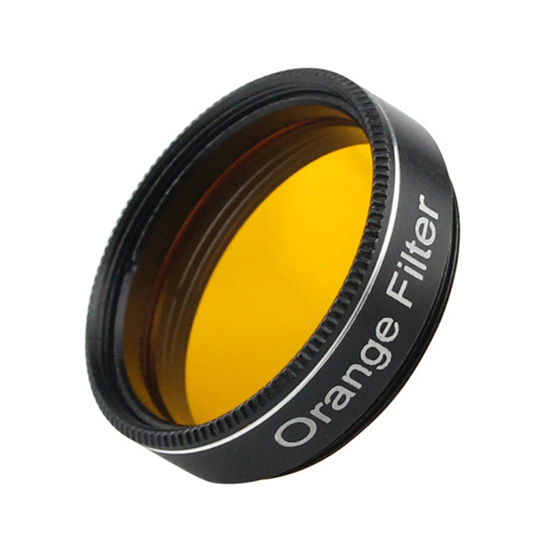 Agnicy Silver Fox Series 1.25 Inches 31.7mm with Optical Glass M28*0.6mm Orange Color Telescope Orange Nebula Filter