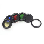 1.25 Inches Black Dog Series M28 Planetary Filter Moon Sun Filter with M30 Adapter Ring with Aluminum Box