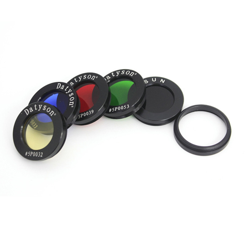 1.25 Inches 31.7mm Black Dog Series M28 M28x0.6mm Planetary Filter Moon Sun Filter with M30 Adapter Ring with Aluminum Box