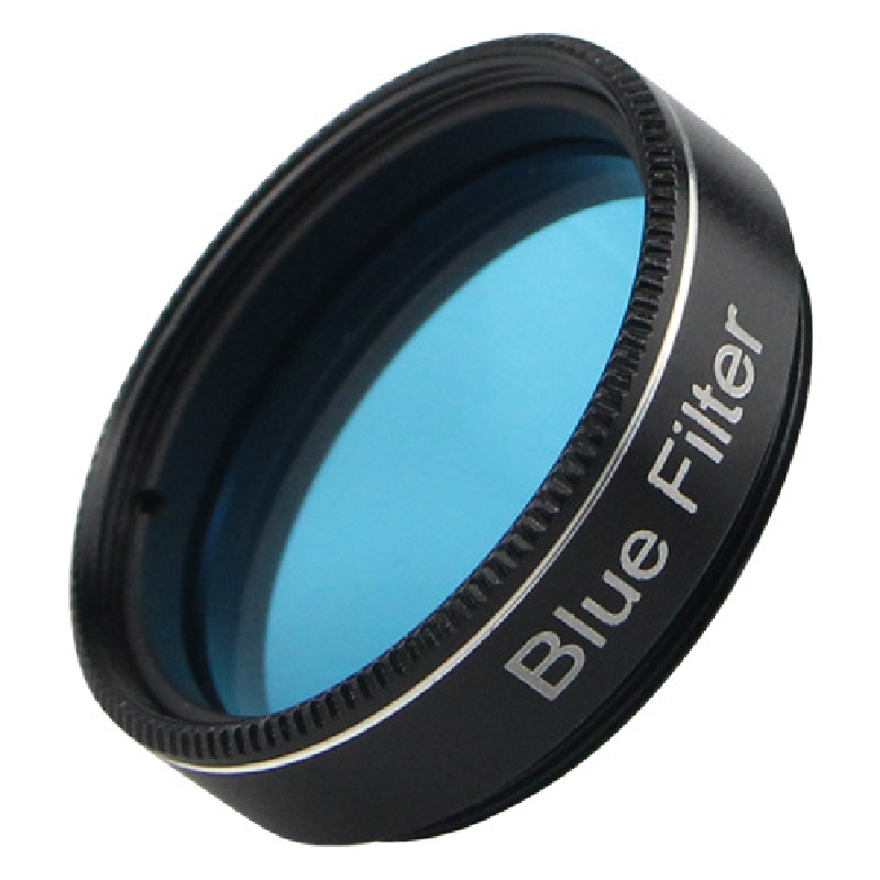 Agnicy Silver Fox Series 1.25 Inches 31.7mm with Optical Glass M28*0.6mm Blue Color Telescope Blue Nebula Filter