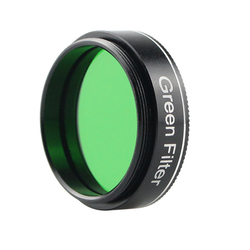 Agnicy Silver Fox Series 1.25 Inches 31.7mm with Optical Glass M28*0.6mm Green Color Telescope Green Nebula Filter