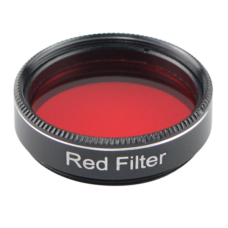 Agnicy Silver Fox Series 1.25 Inches 31.7mm with Optical Glass M28*0.6mm Red Color Telescope Red Nebula Filter