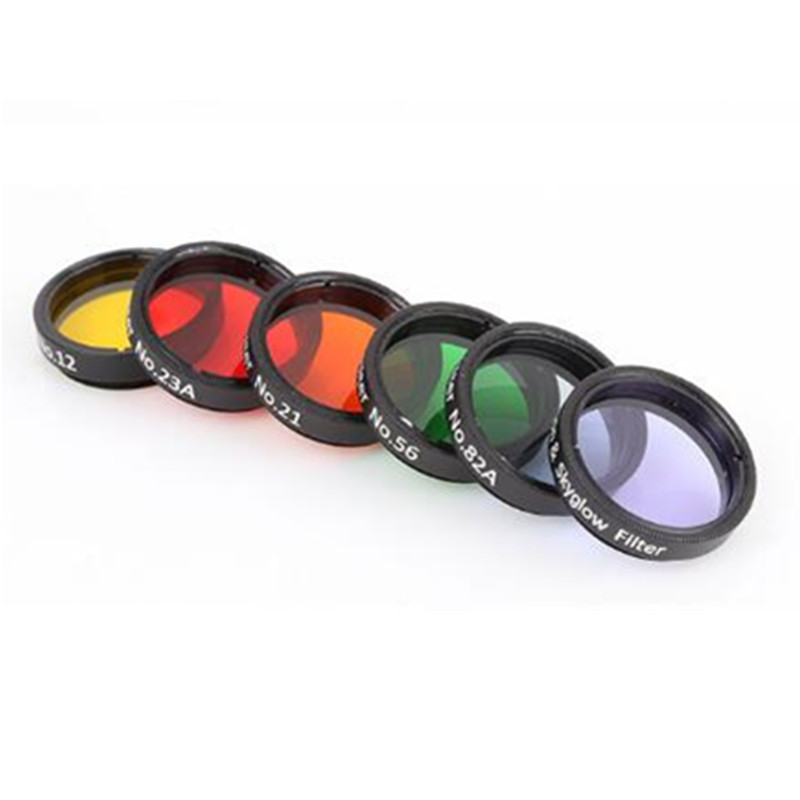 Angeleyes Yellow Orange Red Green Blue Moon Nebula Filter Astronomical Telescope Send Aluminum Box Six Color Filters