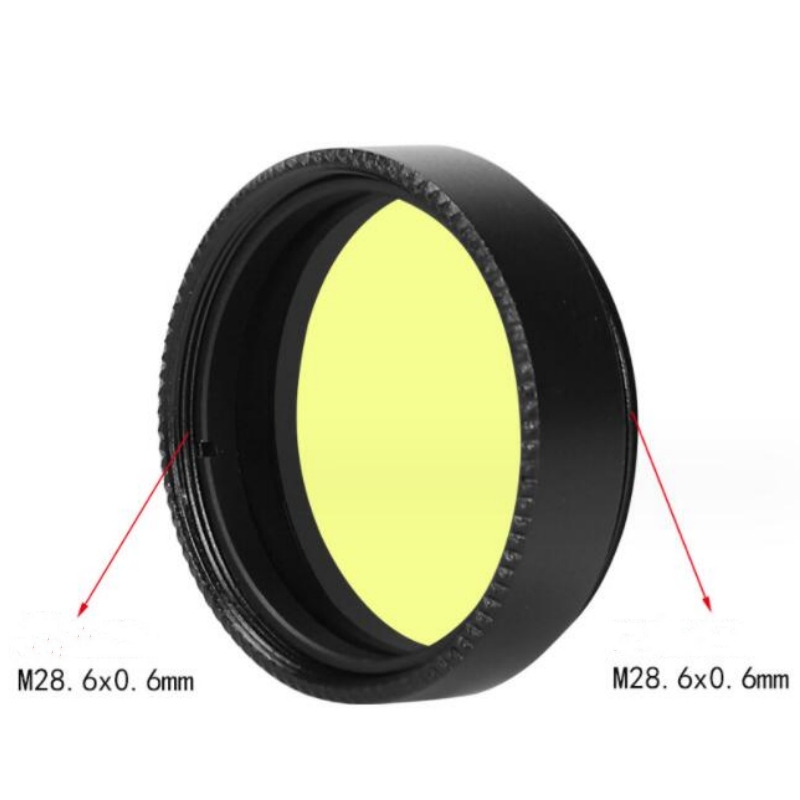 Agnicy Nighthawk Series 2nd Generation 1.25 Inches 31.7mm M28 M28.6x0.6mm Yellow Nebula Filter