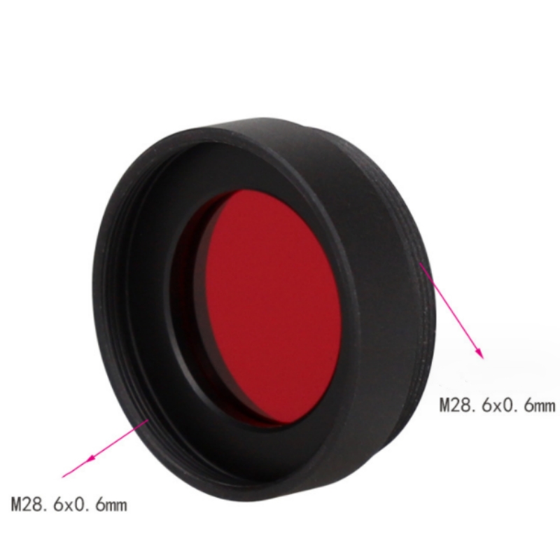 Agnicy Black Dog 2nd Generation 1.25 Inches 31.7mm M28.6 M28.6*0.6mm Red Nebula Filter