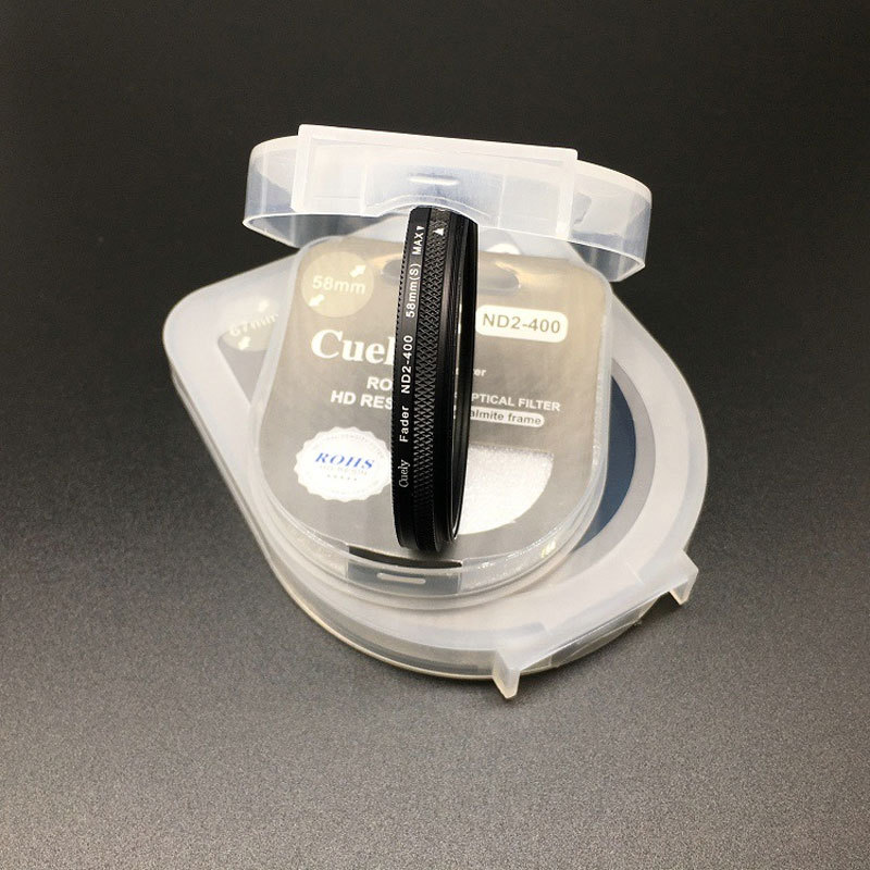 Agnicy Adjustable ND Filter Dimmer ND2-400 40.5mm 43mm 46mm 49mm 52mm 55mm 58mm 62mm 67mm 72mm 77mm 82mm Density Filter