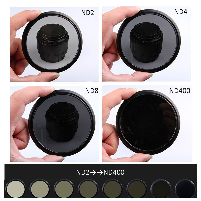 Agnicy Adjustable ND Filter Dimmer ND2-400 40.5mm 43mm 46mm 49mm 52mm 55mm 58mm 62mm 67mm 72mm 77mm 82mm Density Filter