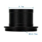 Agnicy 1.25 Inches T-interface All Metal T-head Adapter M42x0.75mm T2 Thread 44x44x28mm Size
