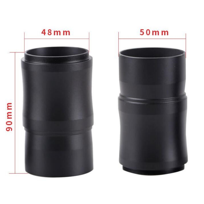 Agnicy 2 Inches to M48 Photography Extension Sleeve Direct Focus Photography Telescope Accessory for 2 Inches SLR & Micro Single