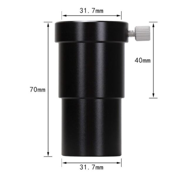 Agnicy Telescope Accessories 1.25 Inches 31.7mm M28.6x0.06mm 40mm Extension Tube