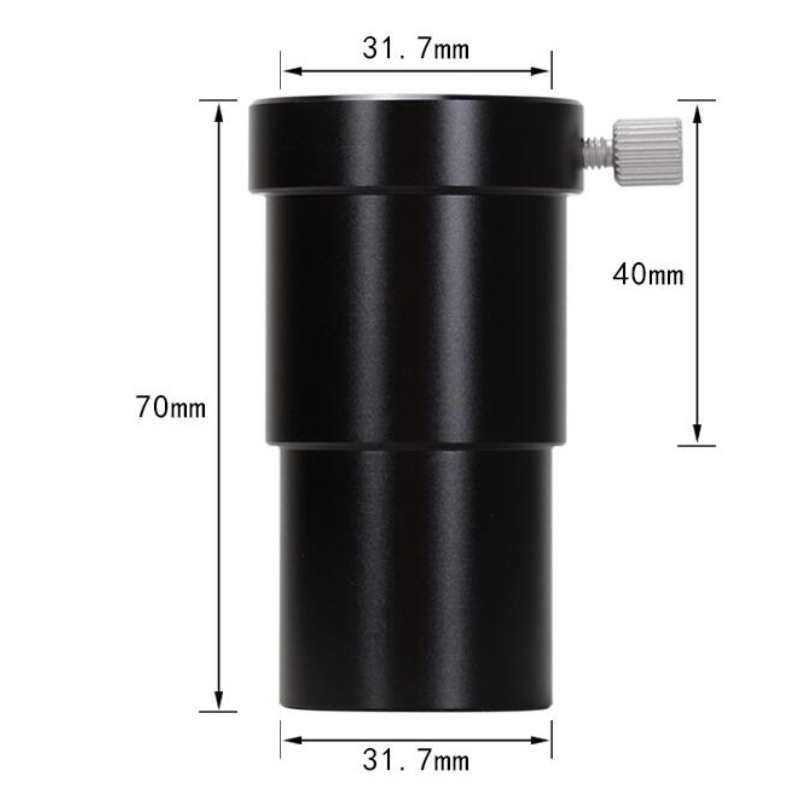 Agnicy Telescope Accessories 1.25 Inches 31.7mm M28.6x0.06mm 40mm Extension Tube