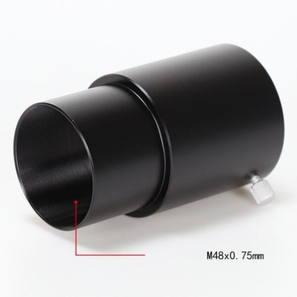 Agnicy Telescope Accessories 2 Inches 50.8mm M48x0.75mm 60mm Extension Tube