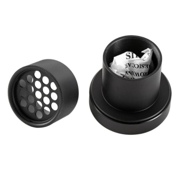 Agnicy Main Mirror Desiccant Drying Chamber 1.25 Inches Metal Photography Extension Tube Multifunctional Telescope Accessory
