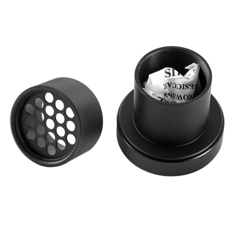 Agnicy Main Mirror Desiccant Drying Chamber 1.25 Inches Metal Photography Extension Tube Multifunctional Telescope Accessory