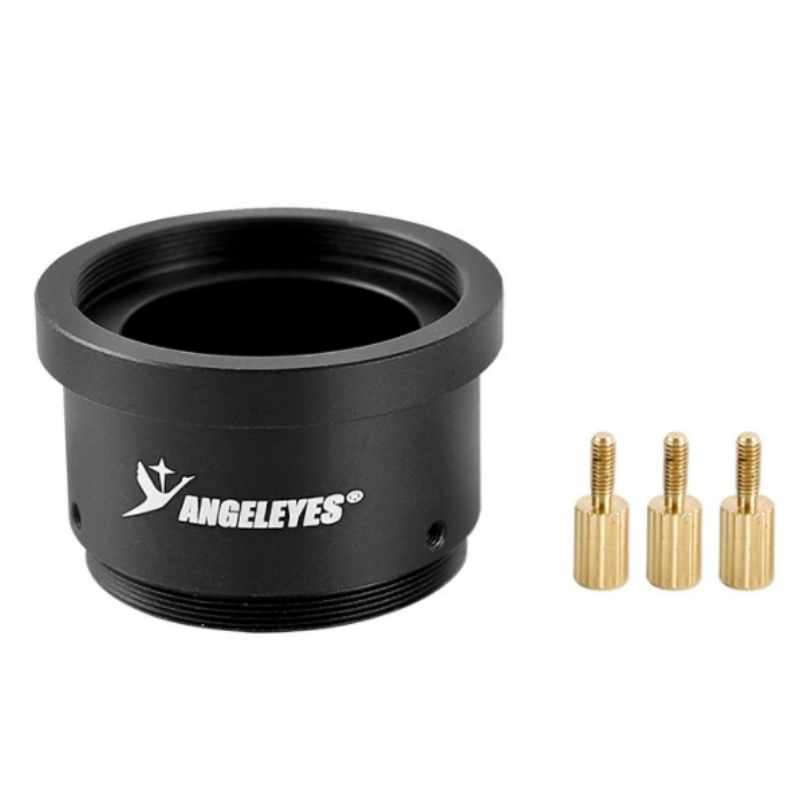Angeleyes M42 Turned 1.25 Inches Three Screws Locking Center Photography Sleeve Bird Watching Telescope Astronomical Accessories
