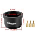 Angeleyes M42 Turned 1.25 Inches Three Screws Locking Center Photography Sleeve Bird Watching Telescope Astronomical Accessories