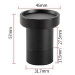 Agnicy Main Mirror Desiccant Drying Chamber 1.25 Inches Metal Photography Extension Tube Multifunctional Telescope Accessory