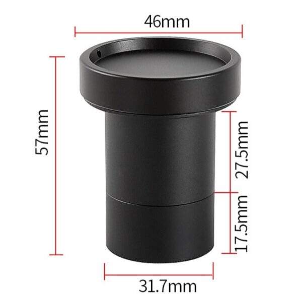 Agnicy Main Mirror Desiccant Drying Chamber 1.25 Inches Metal Photography Extension Tube Multifunctional Telescope Accessory