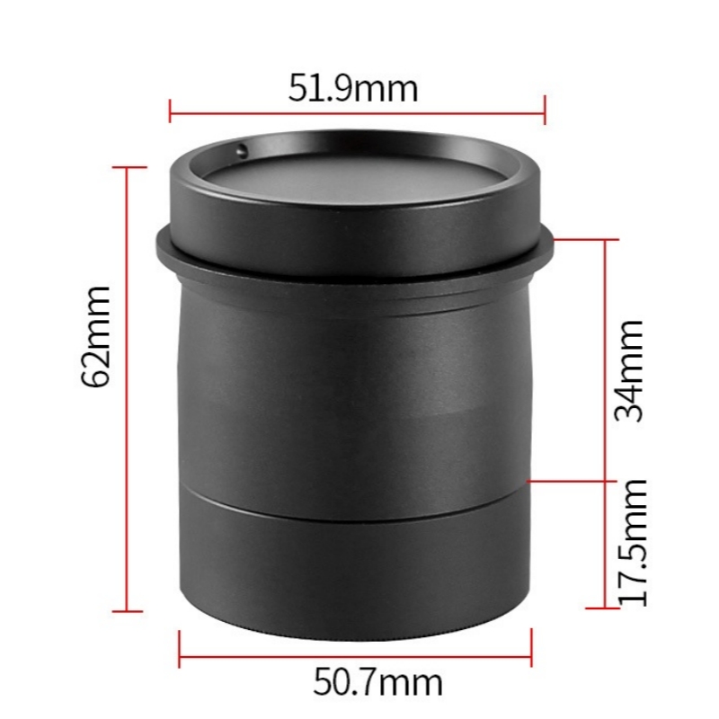 Agnicy Main Mirror Desiccant Drying Chamber 2 Inches Metal Photography Extension Tube Multifunctional Telescope Accessory
