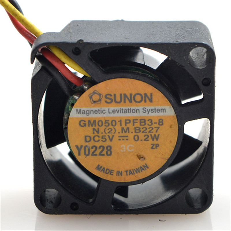 SUNON GM0501PFB3-8 DC 5V 0.2W 15000RPM 2cm 2010 20x20x10mm Maglev VOPT Bearing Cooling Fan