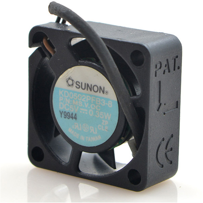 SUNON KD0502PFB3-8 DC 5V 0.35W 10000RPM 2cm 2510 25x25x10mm Ball Bearing Cooling Fan