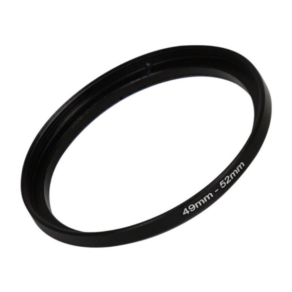 Agnicy External M49x0.75mm Internal M52x0.75mm 49-52mm Filter Adapter Ring All Metal Sequential Ring Inverted Ring