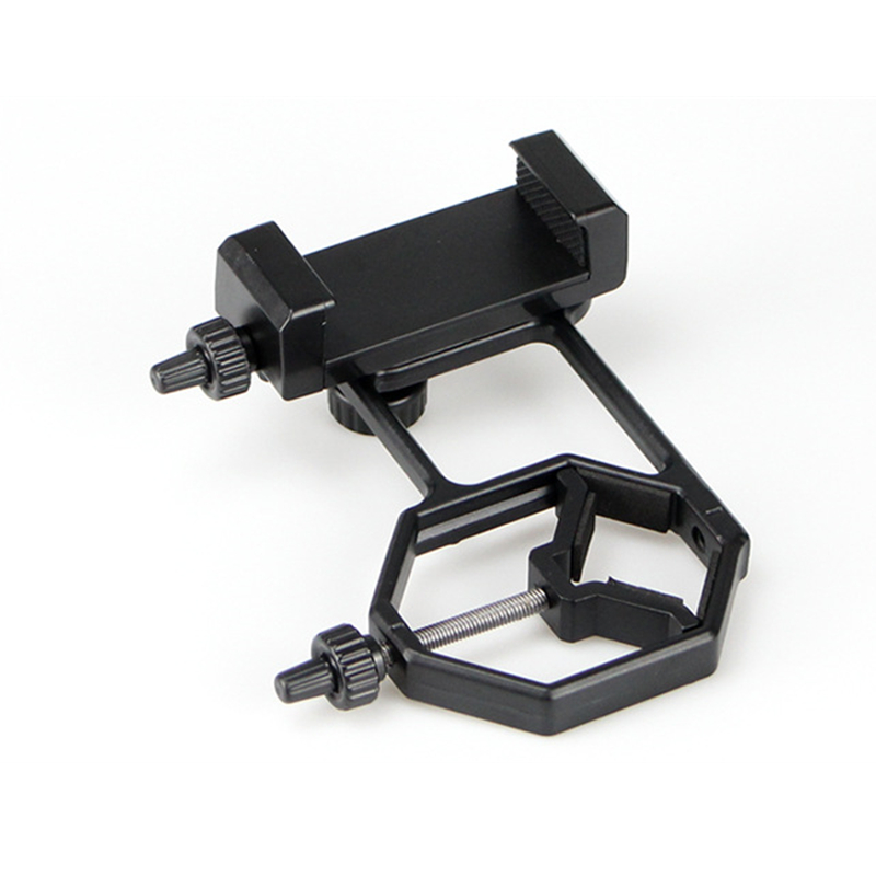 Agnicy Telescope Connected to Mobile Phone Camera Bracket Aluminum Alloy Bracket Plastic Phone Clip Range 57-95mm