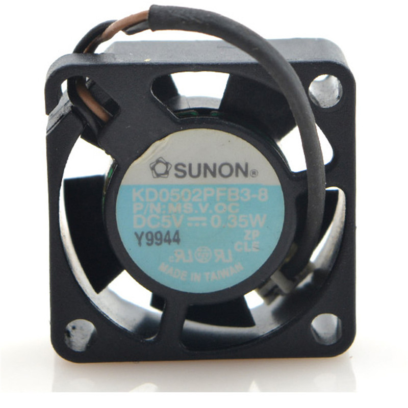SUNON KD0502PFB3-8 DC 5V 0.35W 10000RPM 2cm 2510 25x25x10mm Ball Bearing Cooling Fan