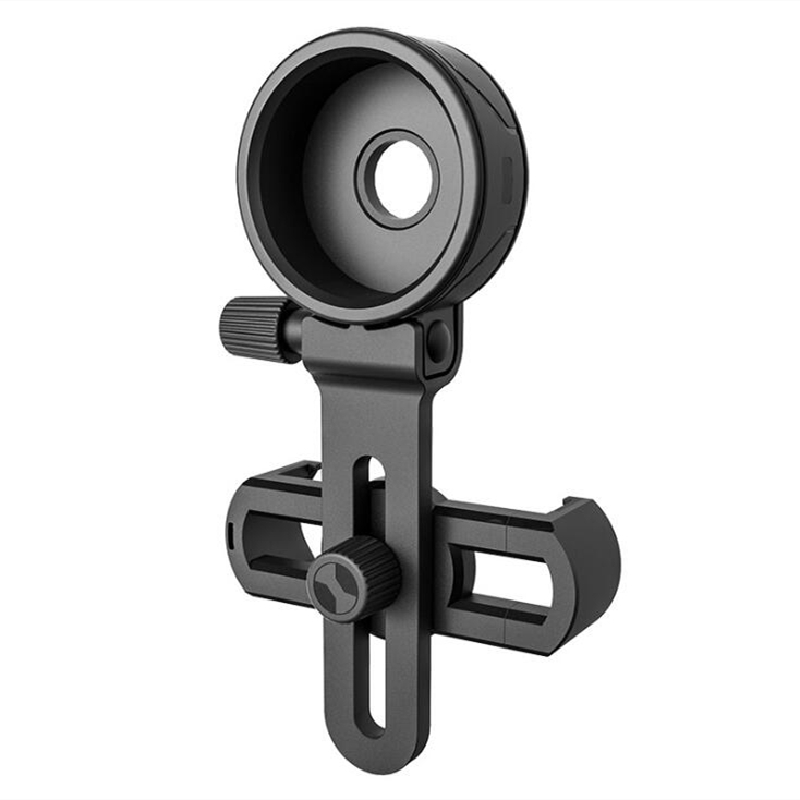 Agnicy Astronomy Telescope Microscope Slit Mirror Mobile Phone Holder Photo Clip Universal Mobile Phone Clip Range 62-105mm