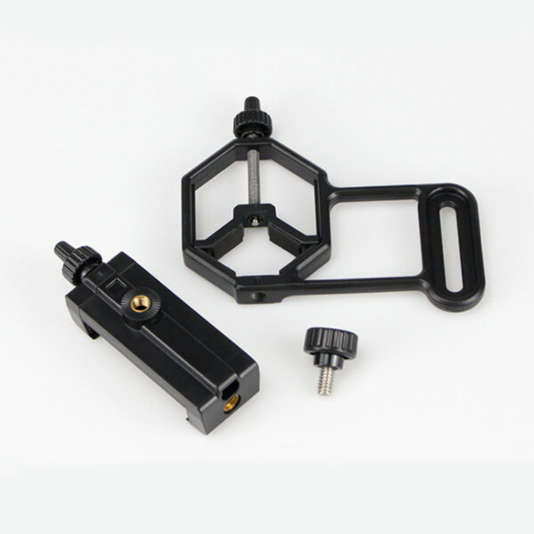 Agnicy Telescope Connected to Mobile Phone Camera Bracket Aluminum Alloy Bracket Plastic Phone Clip Range 57-95mm