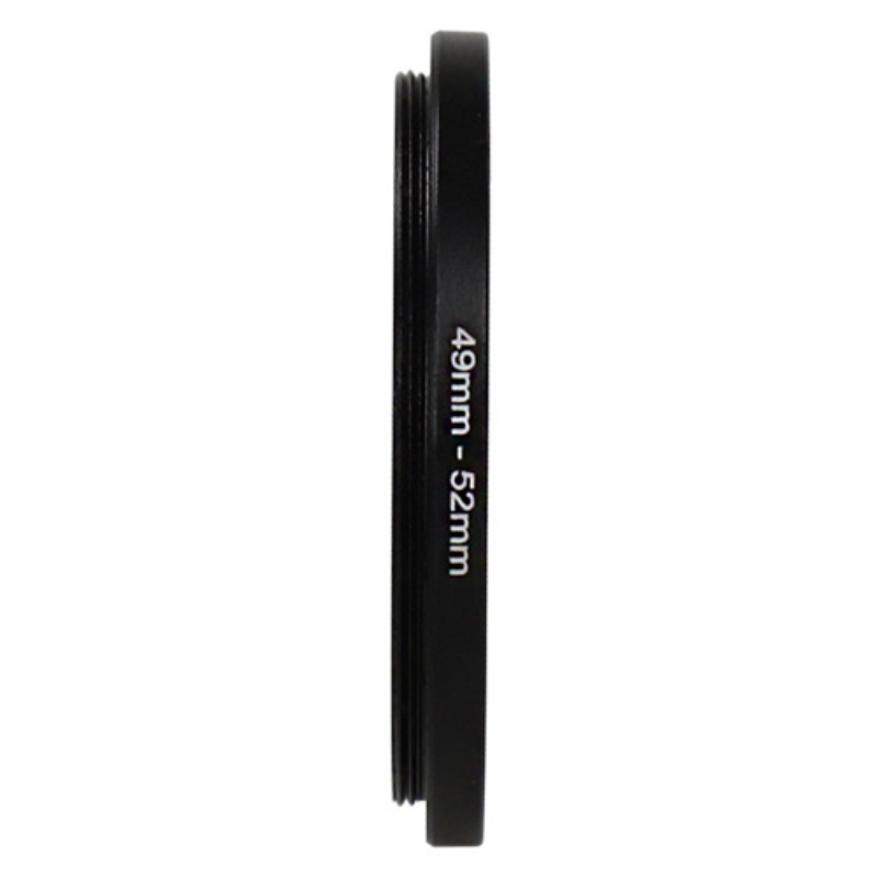Agnicy External M49x0.75mm Internal M52x0.75mm 49-52mm Filter Adapter Ring All Metal Sequential Ring Inverted Ring