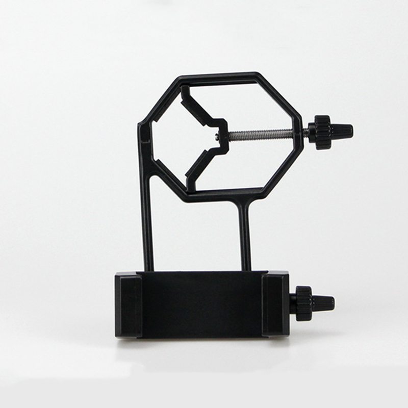 Agnicy Telescope Connected to Mobile Phone Camera Bracket Aluminum Alloy Bracket Plastic Phone Clip Range 57-95mm