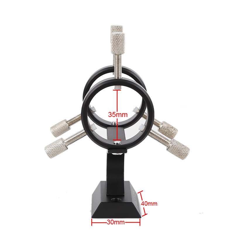 Angeleyes New Recommended 35mm Big Finger Star Pen Stand Astronomical Telescope Accessories Metal Structure Black & Silver Color