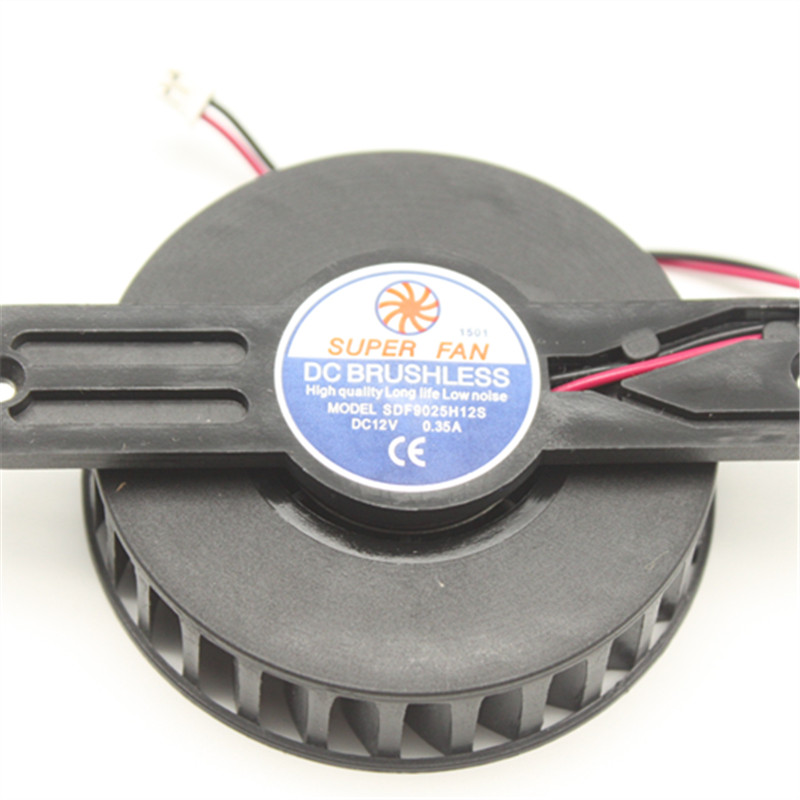 Super Fan SDF9025H12S DC 12V 0.35A 4.2W 3500RPM Oil Bearing Cooling Fan