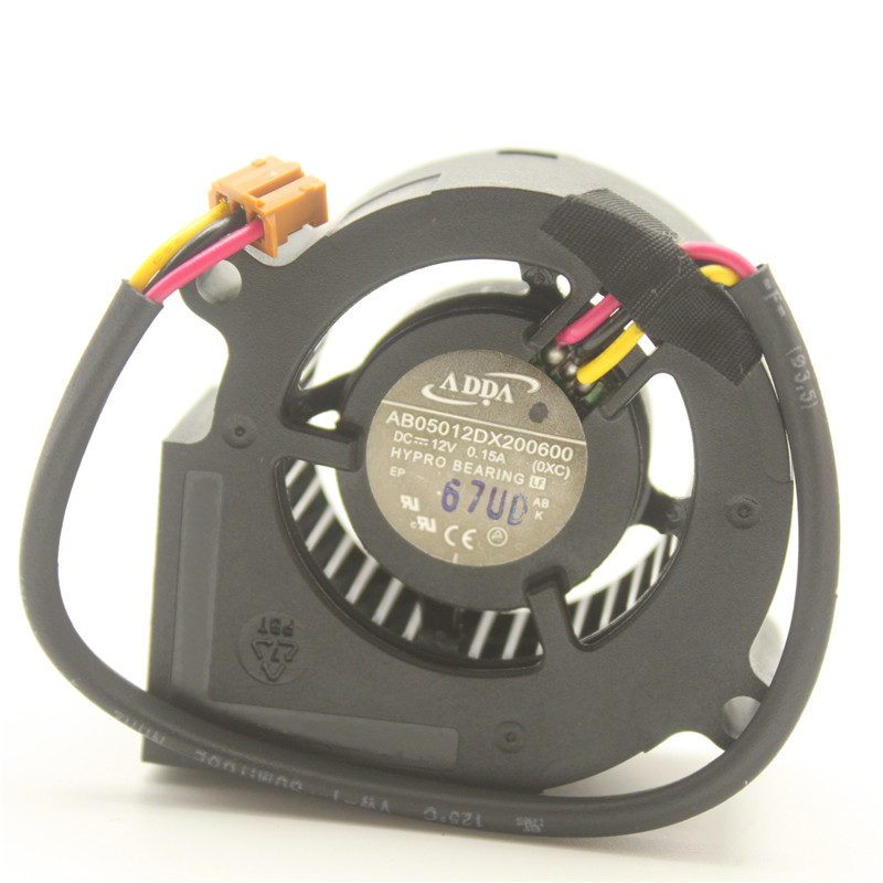 ADDA AB05012DX200600 DC 12V 0.15A 5cm 5020 50x50x20mm Hypro Bearing MS614 Projector Blower Cooling FAN