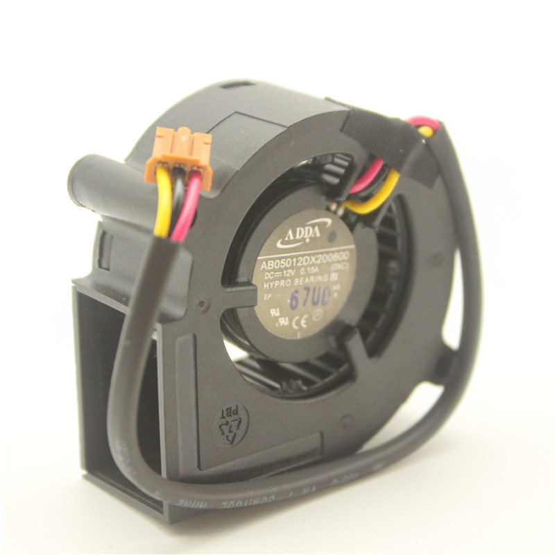 ADDA AB05012DX200600 DC 12V 0.15A 5cm 5020 50x50x20mm Hypro Bearing MS614 Projector Blower Cooling FAN