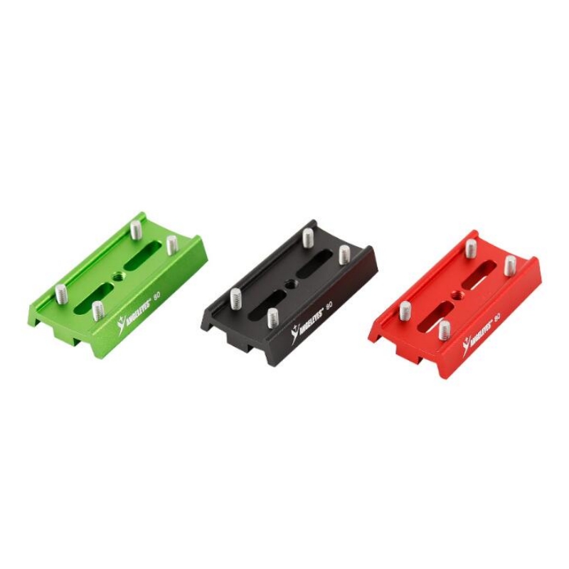 Agnicy 4 Screws Positioning Dovetail Plate 80mm Equatorial Instrument Holding Clamp Quick Installation Board Red Black Green