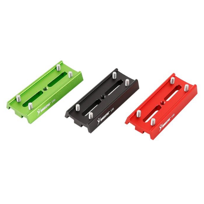Agnicy 4 Screws Positioning Dovetail Plate 100mm Equatorial Instrument Holding Clamp Quick Installation Board Red Black Green