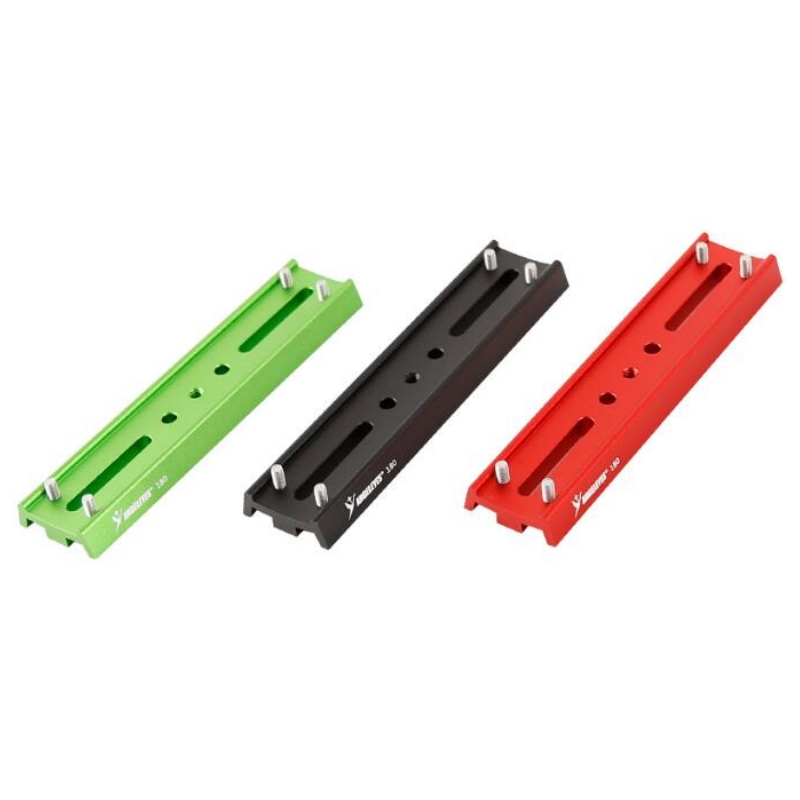 Agnicy 4 Screws Positioning Dovetail Plate 180mm Equatorial Instrument Holding Clamp Quick Installation Board Red Black Green
