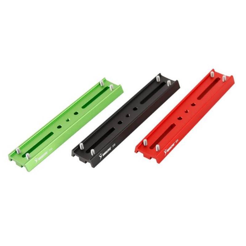 Agnicy 4 Screws Positioning Dovetail Plate 200mm Equatorial Instrument Holding Clamp Quick Installation Board Red Black Green